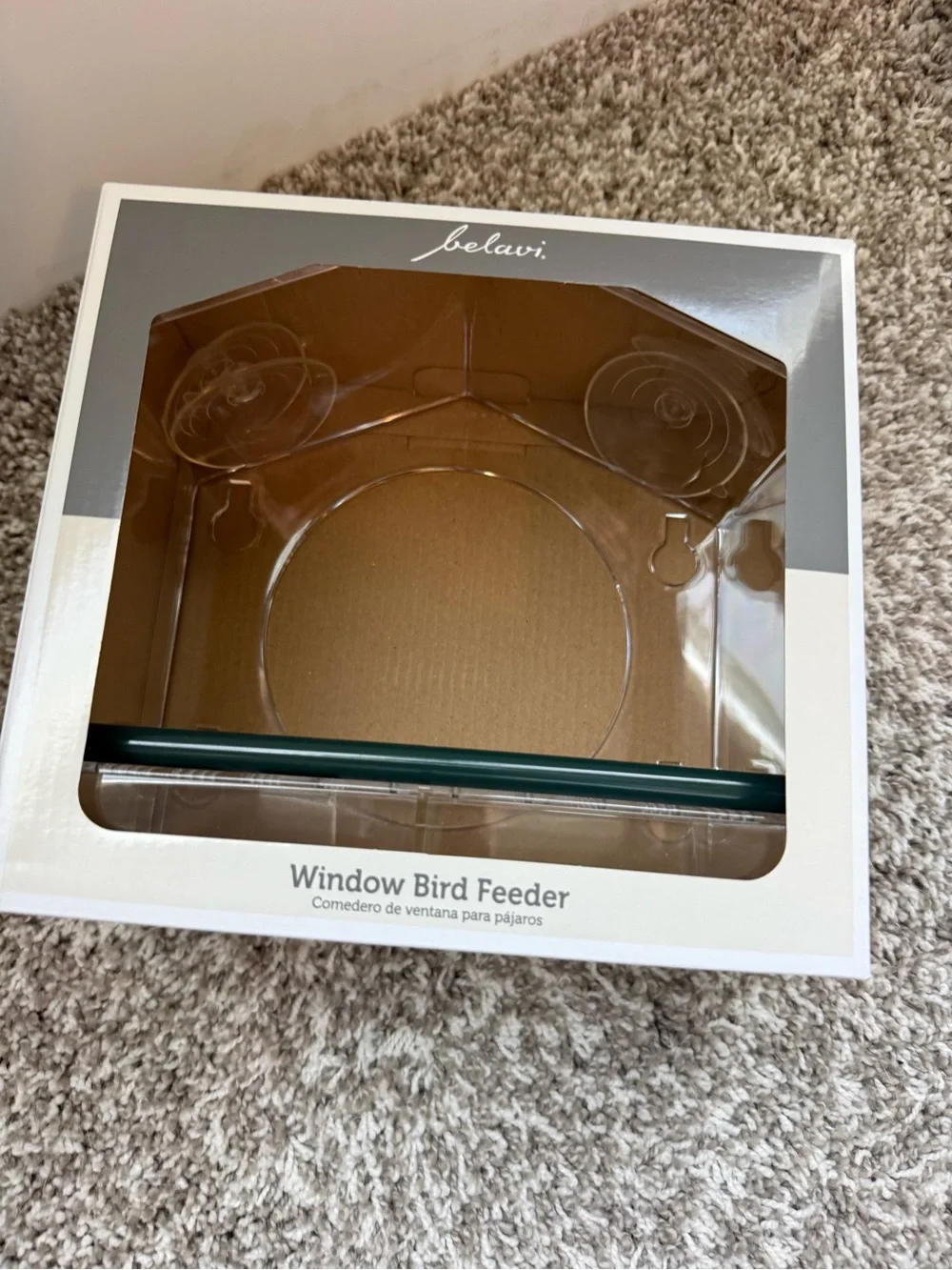 Clear Window Bird Feeder